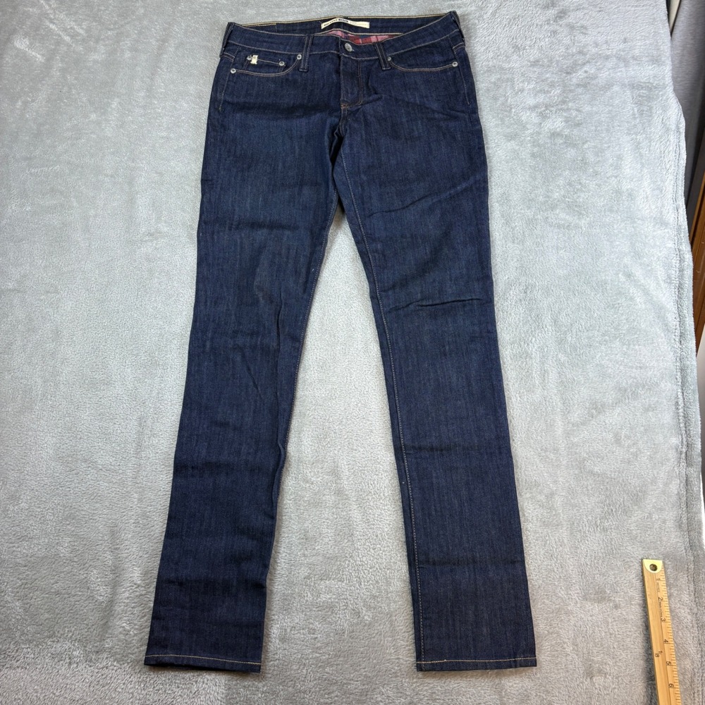 Big Star Jeans Womens 28 (Fits 32x32) Alex Skinny Dark Wash Denim Stretch Indigo